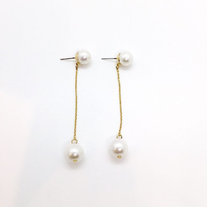 KJL Pearl Drop Earrings