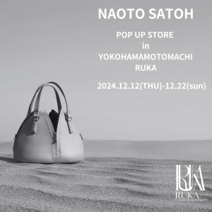 NAOTO SATOH POP UP STORE開催中です